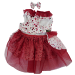 Red Polka Dots Tutu Frock ZL TF 03 - Image 2