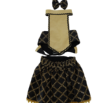 Black & Gold Zari Lehenga ZL LH 01 - Image 2