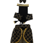 Black & Gold Zari Lehenga ZL LH 01 - Image 3
