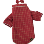 Red Checks Kurta ZL KT 03 - Image 4