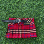 Red Check School Girl Skirt Bandana - Image 2