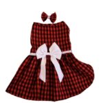 Red Checks Frock - Image 2