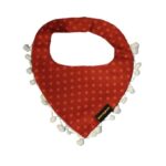 Printed Silk Tassel Lace Bandana - Image 2