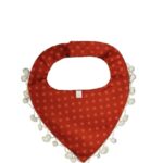 Printed Silk Tassel Lace Bandana - Image 3